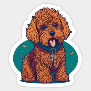 Goldendoodle Sticker